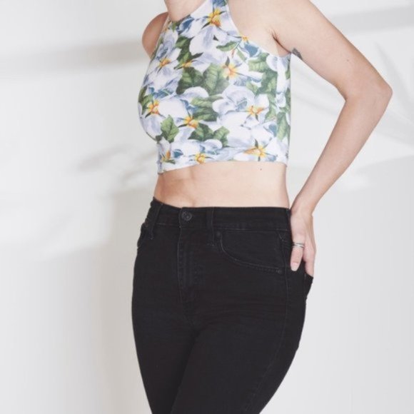 American Apparel Tops - 3 for $25 American Apparel Floral Crop Top